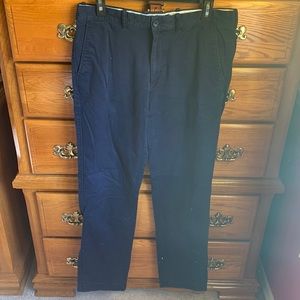 Men’s J. Crew Factory Navy 32 x 34 Straight Flex Chino.